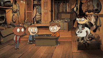 Tired Costume Quest GIF by Cartoon Hangover