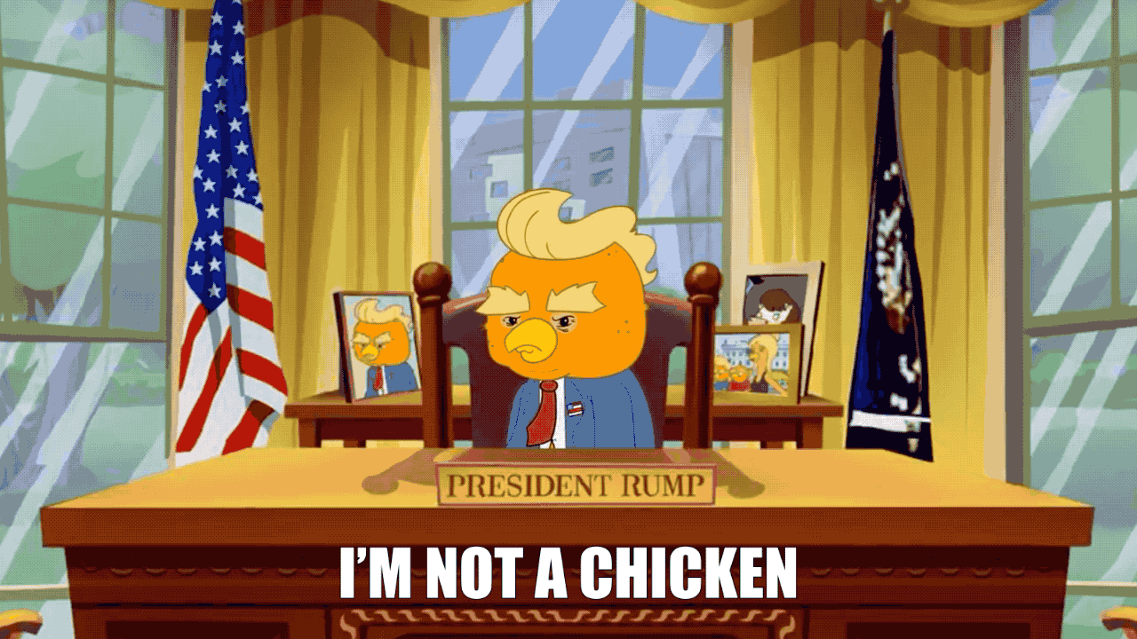 The Chicken Trump GIF by Noise Nest Network Find & Share on GIPHY