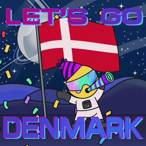 Denmark Flag Love GIF by Space Riders