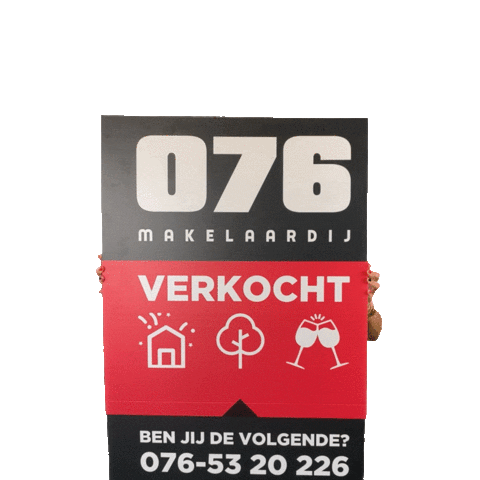 076Verkocht Sticker by 076 Makelaardij