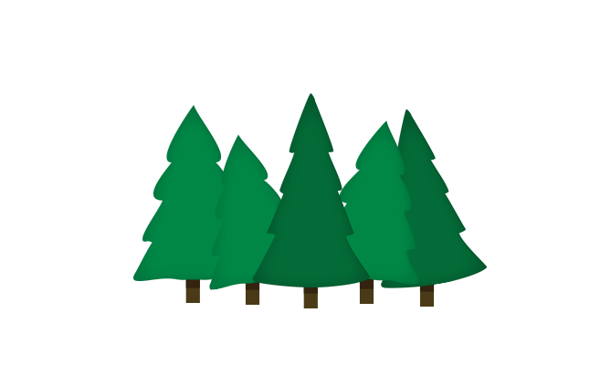 Pine Tree  Forest Sticker  by Forestry England for iOS 