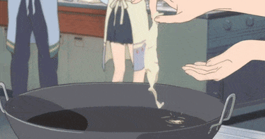 girl who leapt through time cooking GIF by Funimation