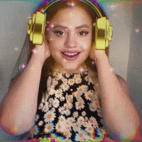 Sarah Jeffery Headphones GIF by Radio Disney