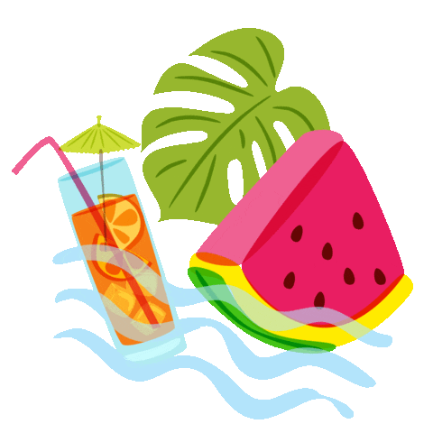 Splash Watermelon Sticker by MYBEAUTYBOX