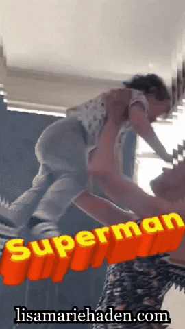 Super Man GIF by Lisa Haden