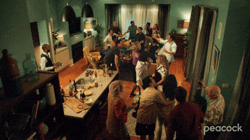 House Party Dancing GIF by PeacockTV