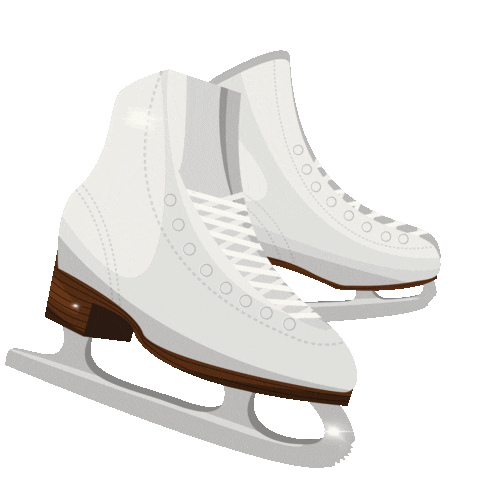 Figure Skating Ice Sticker