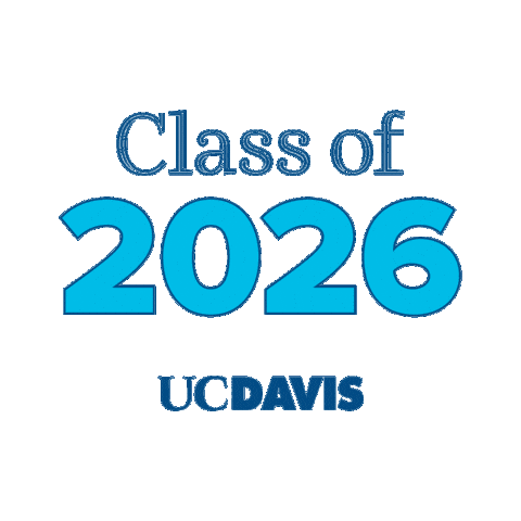 Class Of Graduation Sticker by UC Davis