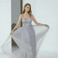 Silver Prom Dress GIF by GINO CERRUTI