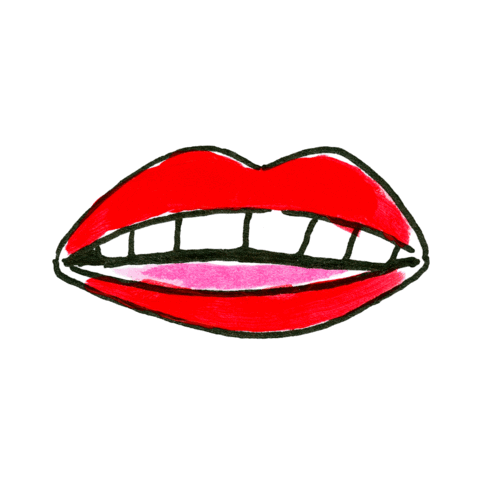 Lips Kiss Sticker by Blond Amsterdam