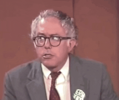 Feel The Bern Reaction GIF by Bernie Sanders - Find & Share on GIPHY