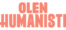 Olen humanisti Sticker