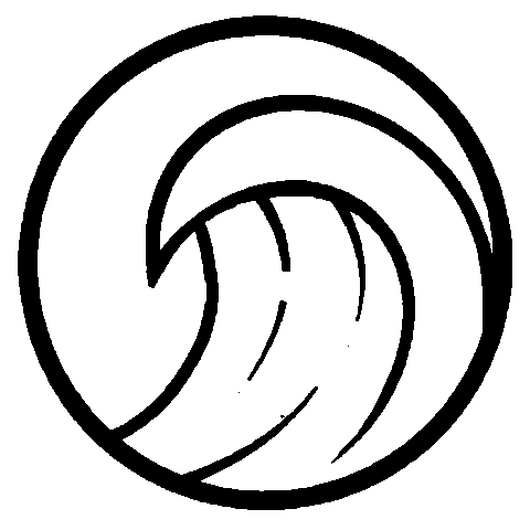 Wave Surfing Sticker by CECO