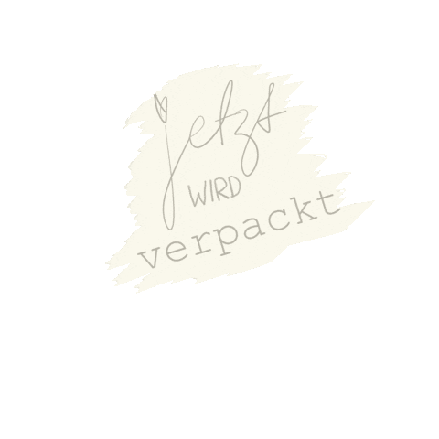 Verpacken Sticker by Frau Blub Grafikdesign