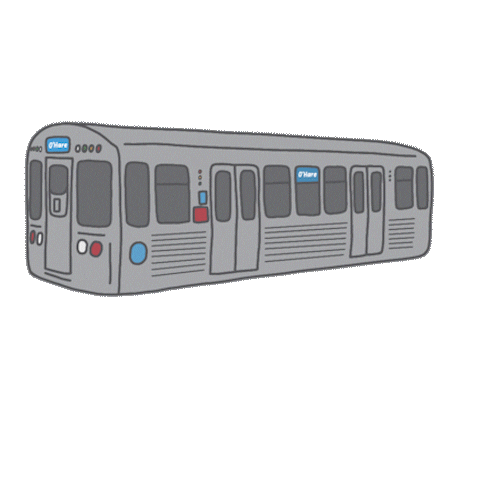 Windy City Train Sticker