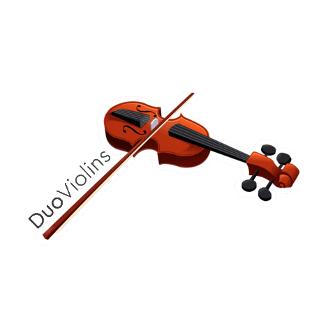 Violin Sticker by Duo Violins Official