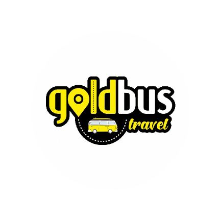 Gold Bus Sticker