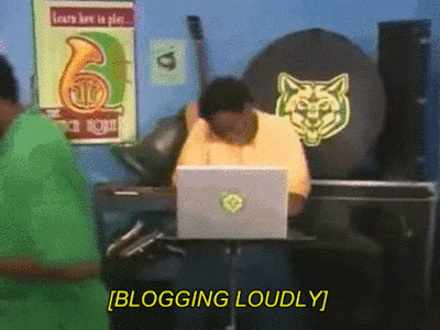 blogging loudly