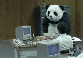 diewebag angry panda stress GIF
