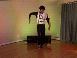happy cleaning GIF