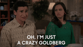 Scared The Goldbergs GIF by ABC Network