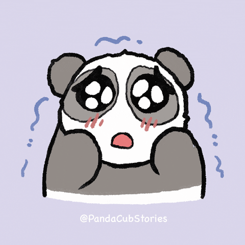 Nervous Panda GIF