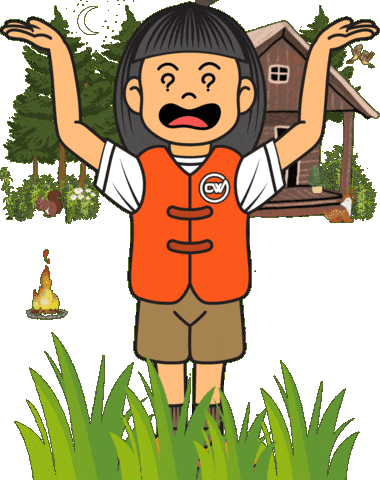 Camp Sticker by Junzie-J