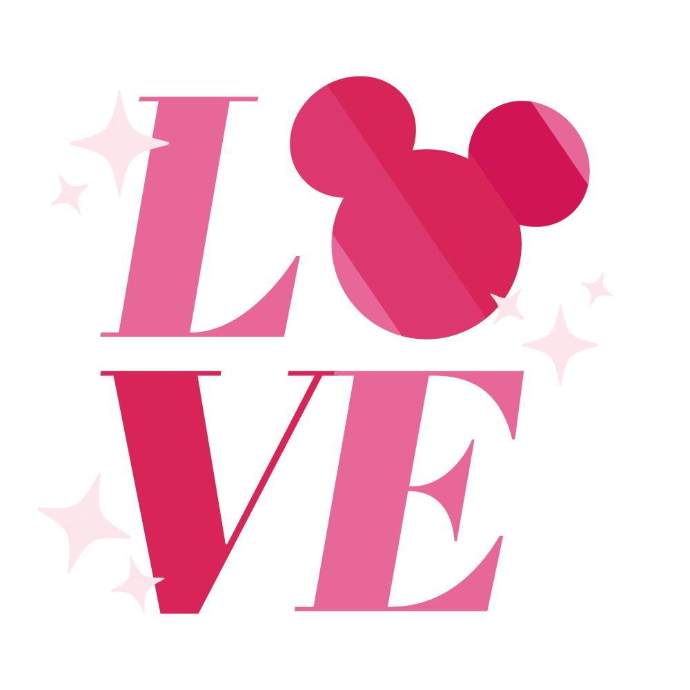 I Love You Pink Sticker