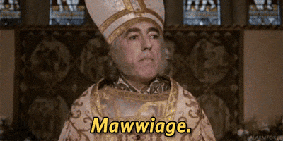 the princess bride marriage GIF
