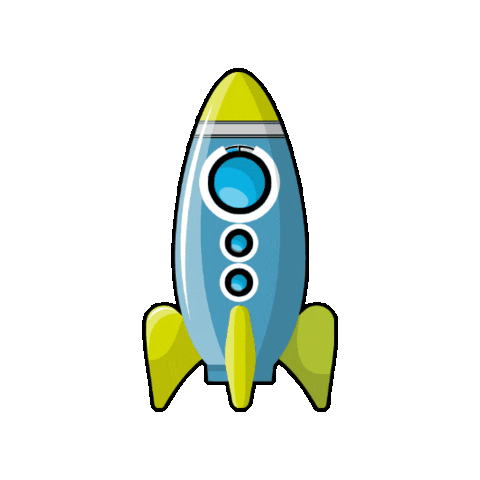 Space Rocket Sticker by Homes For Students