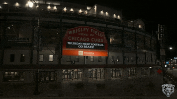 Wrigley Field Football GIF by Chicago Bears