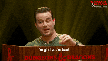 Nice To See You Dungeons And Dragons GIF by Encounter Party