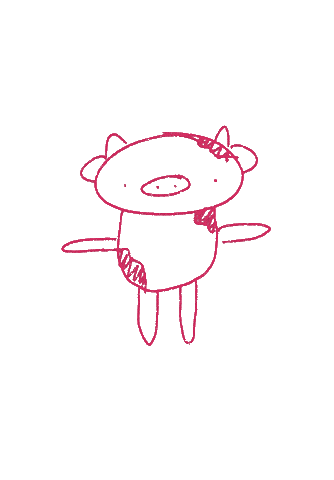 Spin Cow Sticker