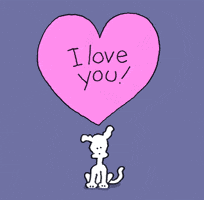 I Love You Hearts GIF by Chippy the Dog