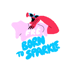 Sparkle Glow Sticker by Freskincare