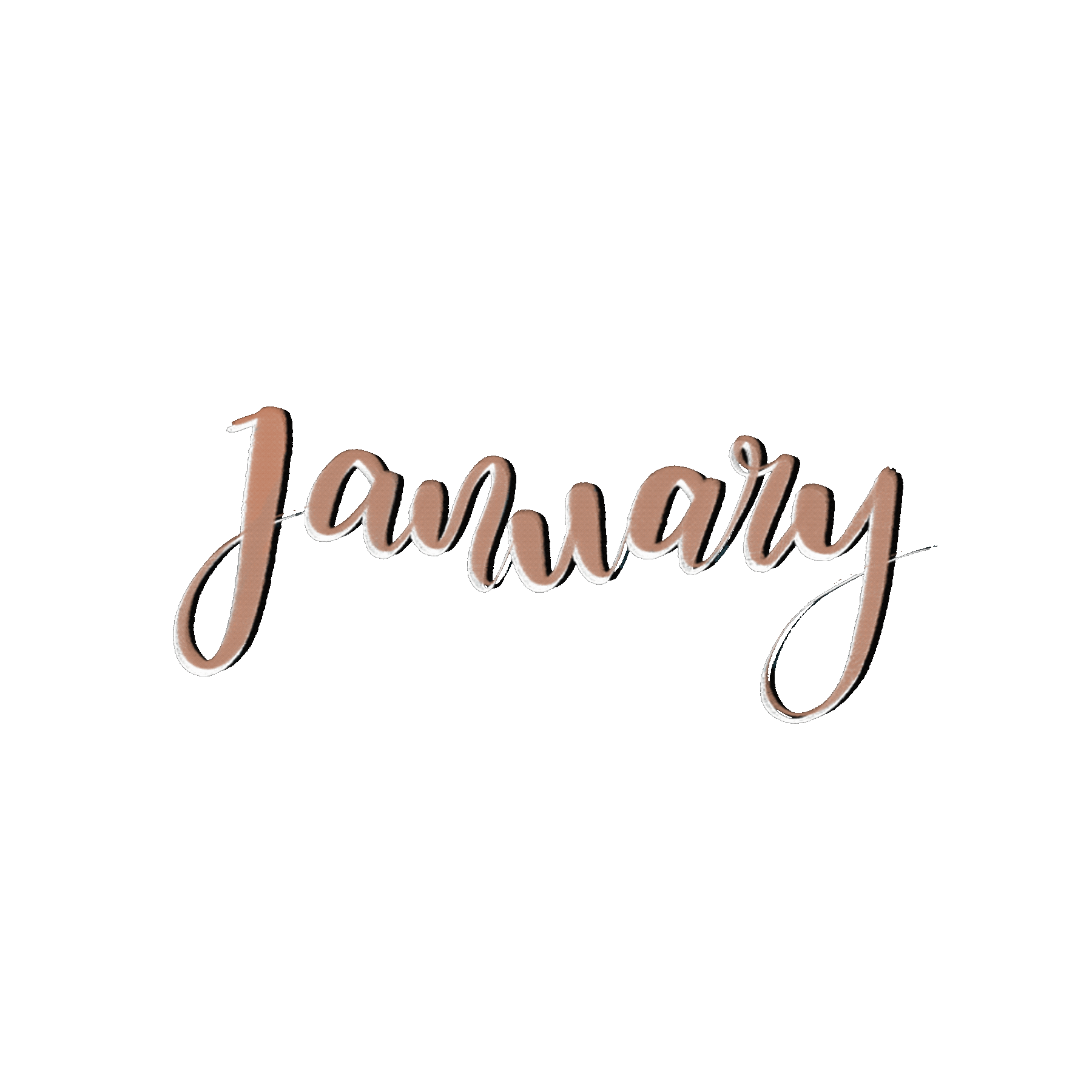 January Month Sticker for iOS & Android GIPHY