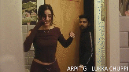 Scared Luka Chuppi GIF by Arpit G - Find & Share on GIPHY