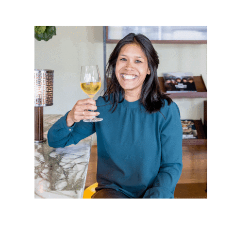 Cheers Wine Sticker by schrijfsmith