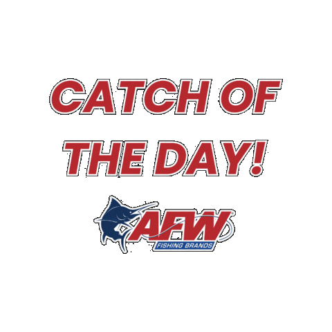 Fish Catch Sticker by AFW Fishing Brands