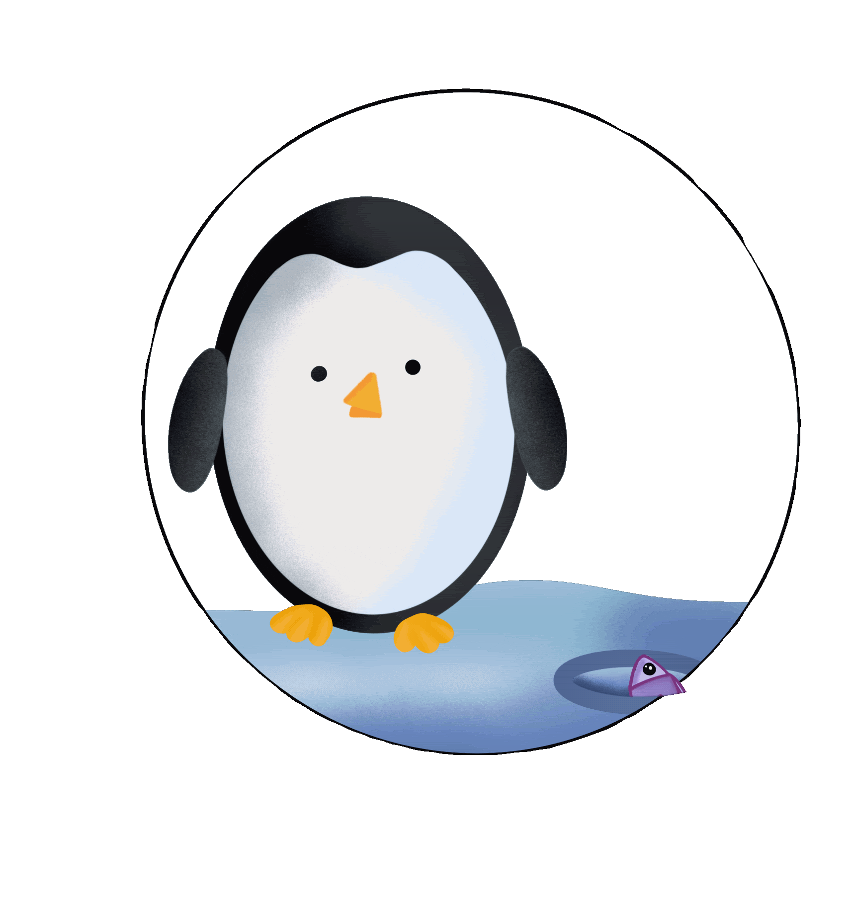 Penguin Sticker