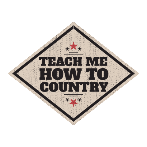 Country Music Sticker Sticker by Dylan Schneider