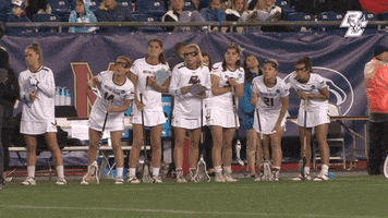 Jumping Lets Go GIF by Boston College Eagles