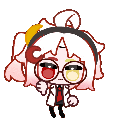 Red Moon Laboratory Sticker