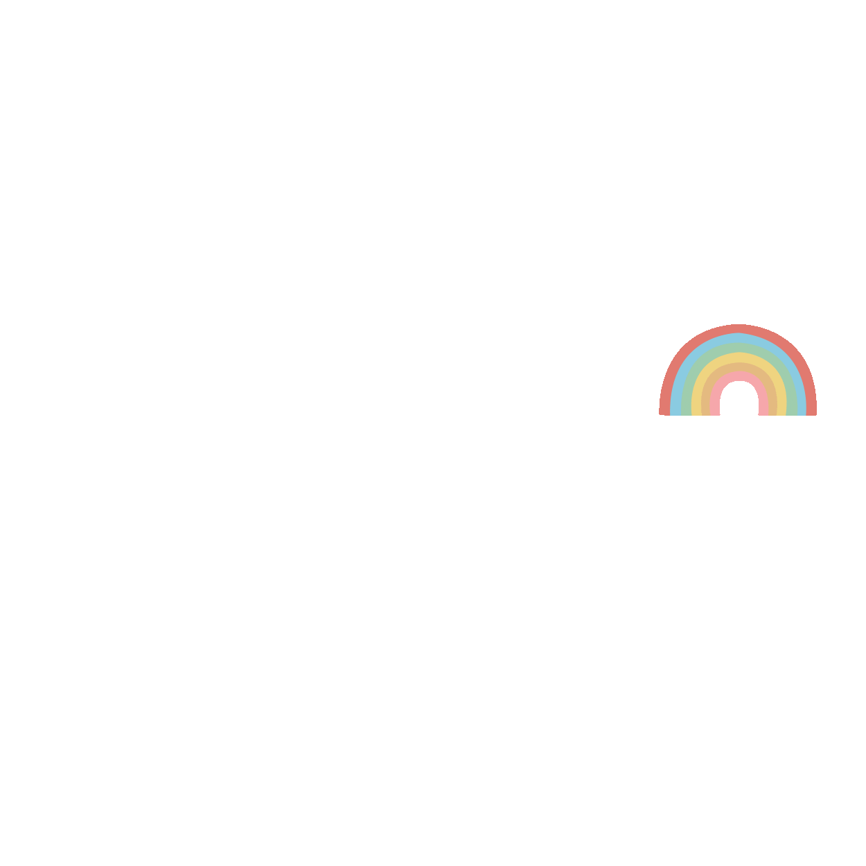 Rainbow Thriving Sticker by The Social Language