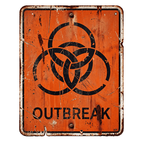 Slime Outbreak Sticker by P.O.D.