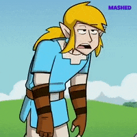 Tired The Legend Of Zelda GIF by Mashed