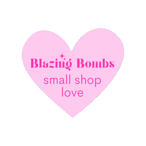 Heart Shopsmall Sticker by Blazing Bombs