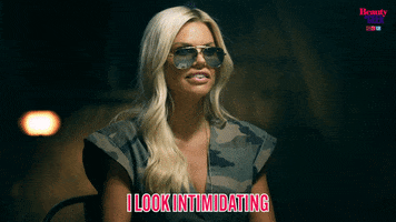 Sunglasses Intimidating GIF by Beauty and the Geek Australia
