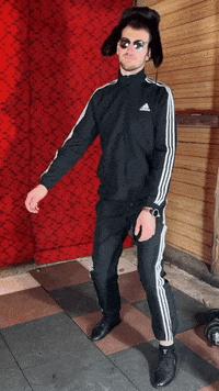 Squatting Slavs In Tracksuits