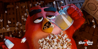 popcorn GIF by Angry Birds Movie